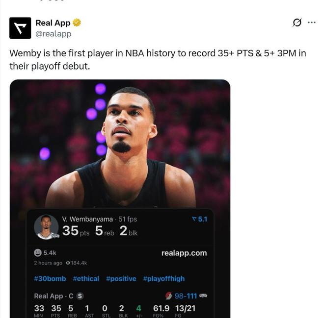 马刺大胜开拓者文班亚马创历史神迹