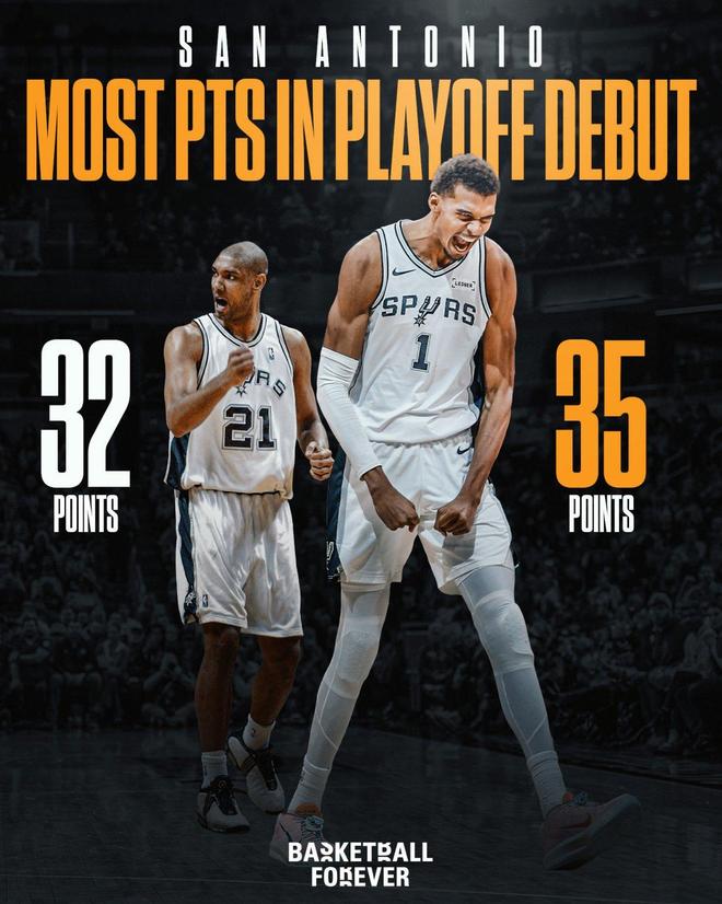 马刺大胜开拓者文班亚马创历史神迹